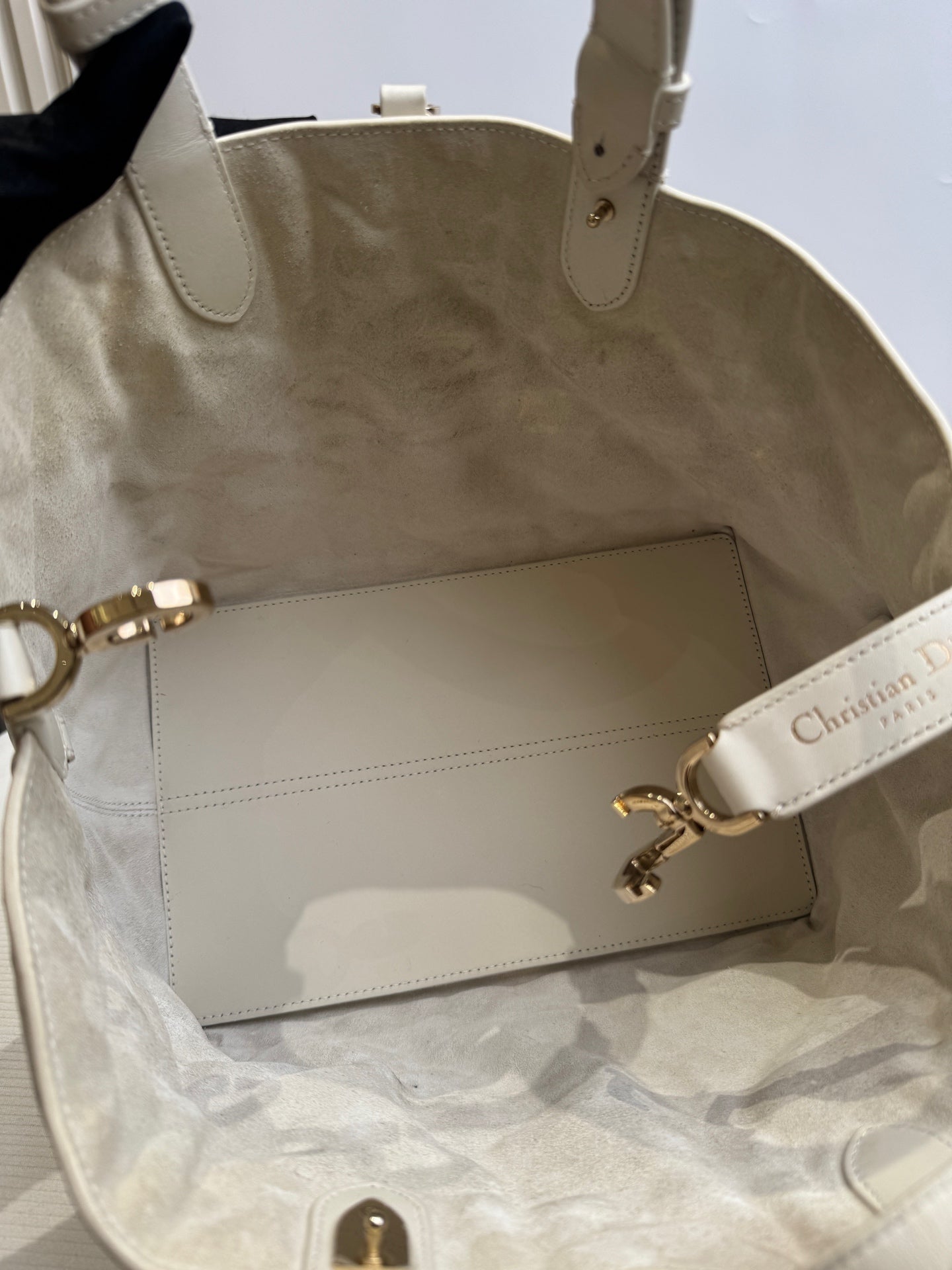 Dior White Tote
