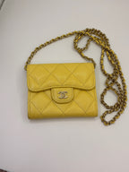 Chanel Yellow Crossbody