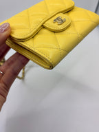 Chanel Yellow Crossbody