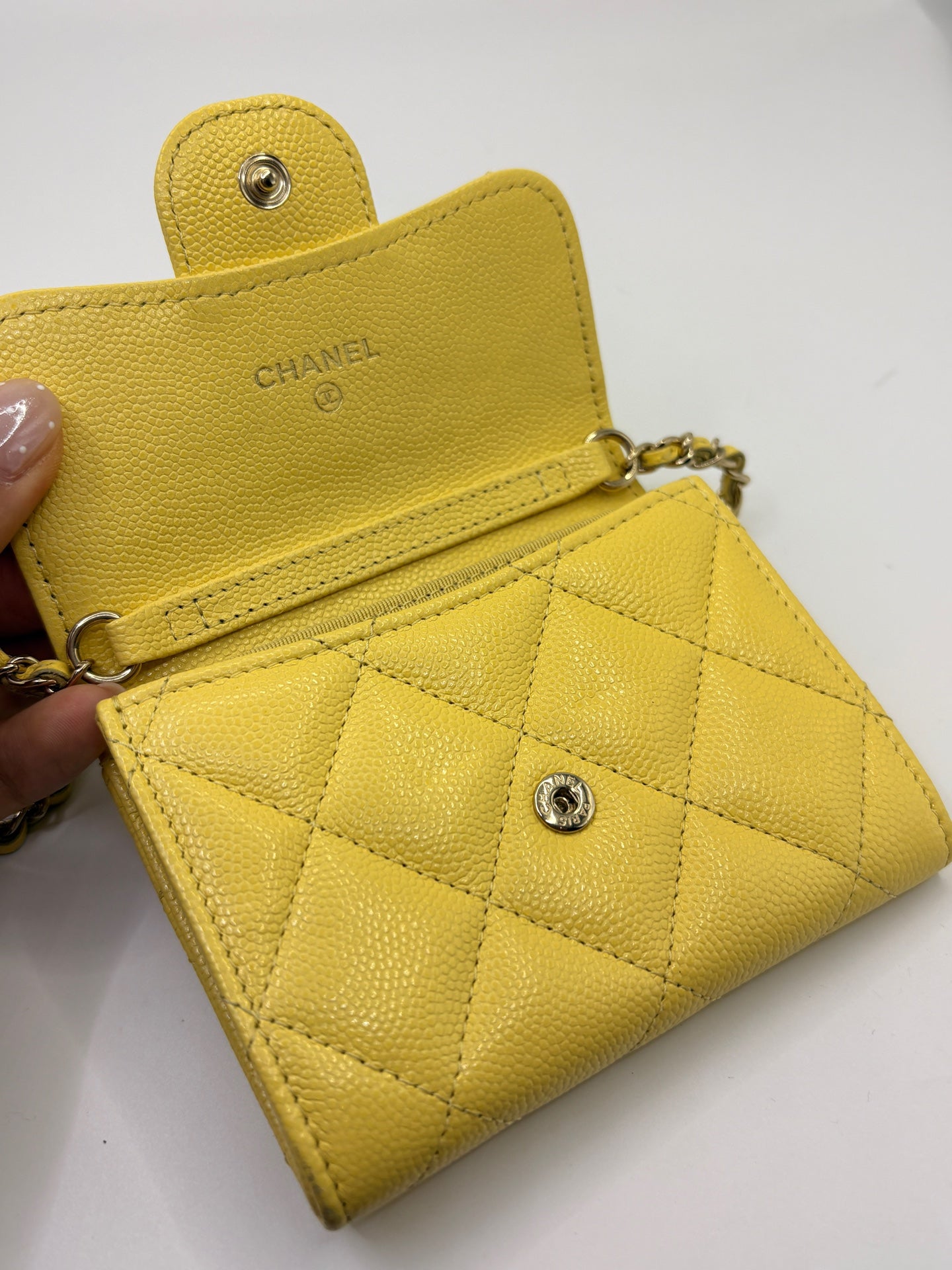 Chanel Yellow Crossbody