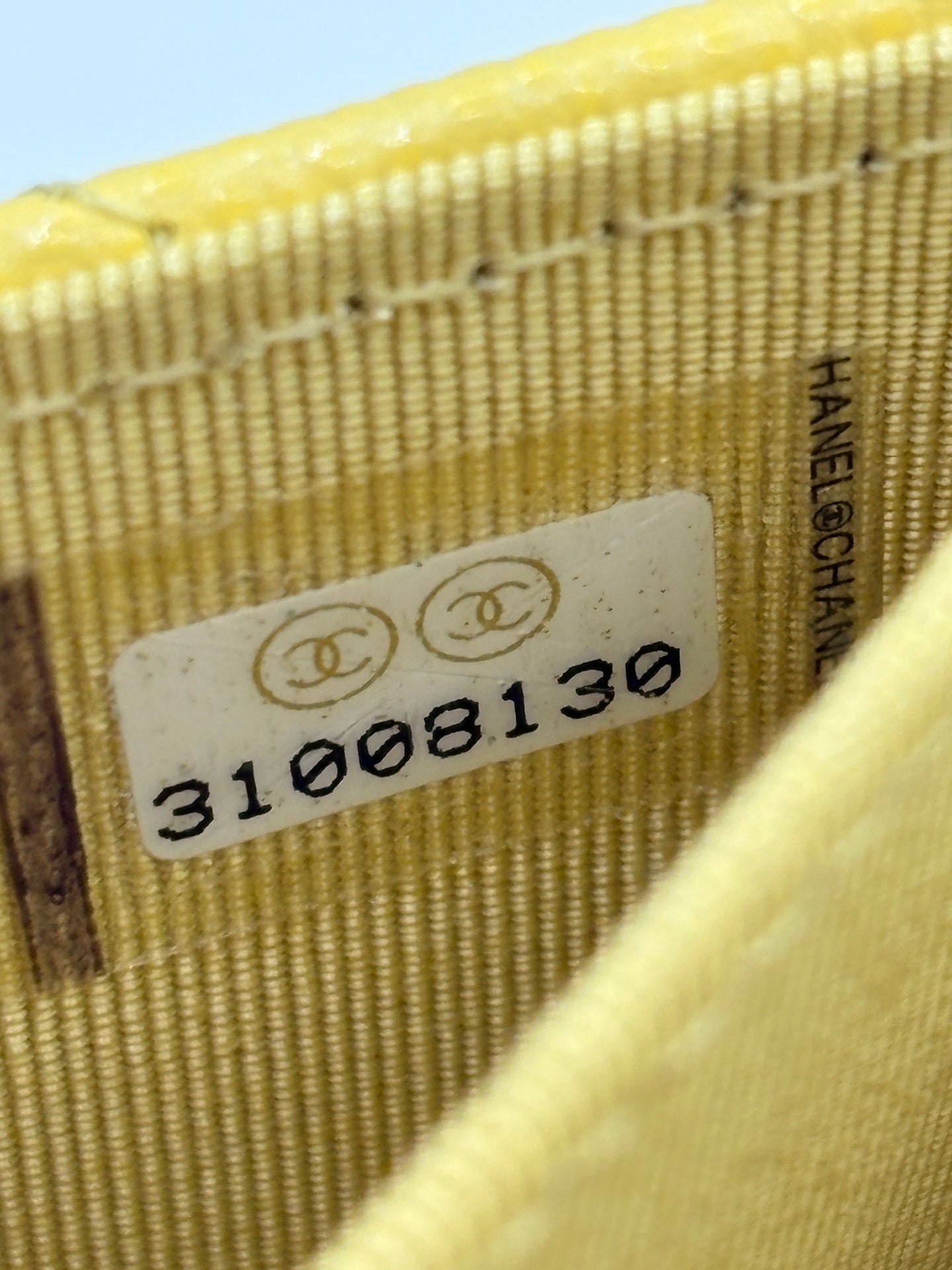 Chanel Yellow Crossbody