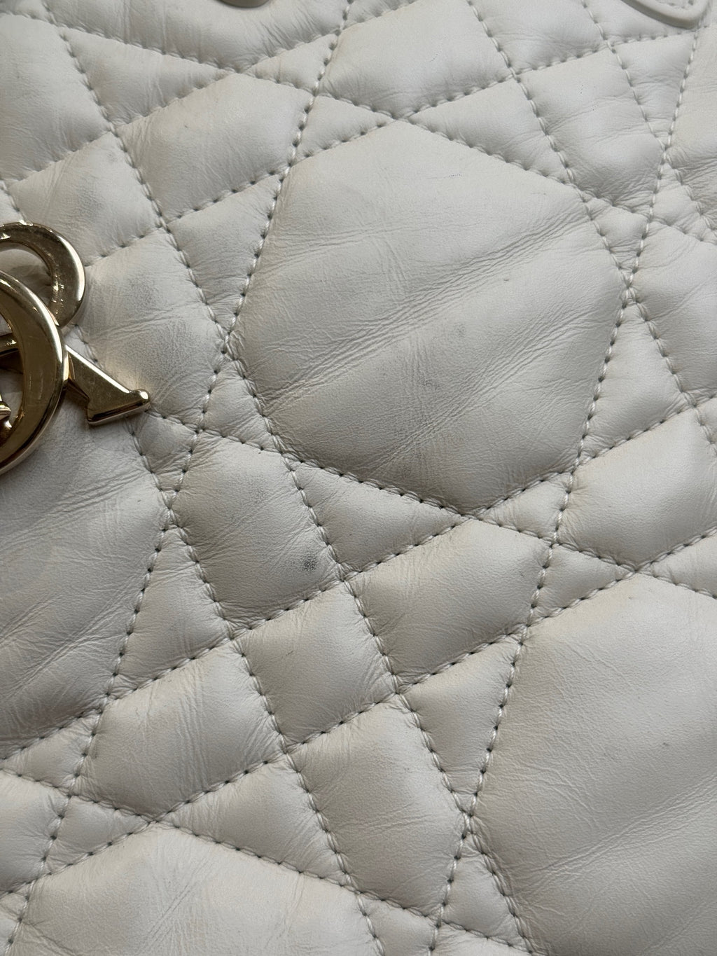 Dior White Tote