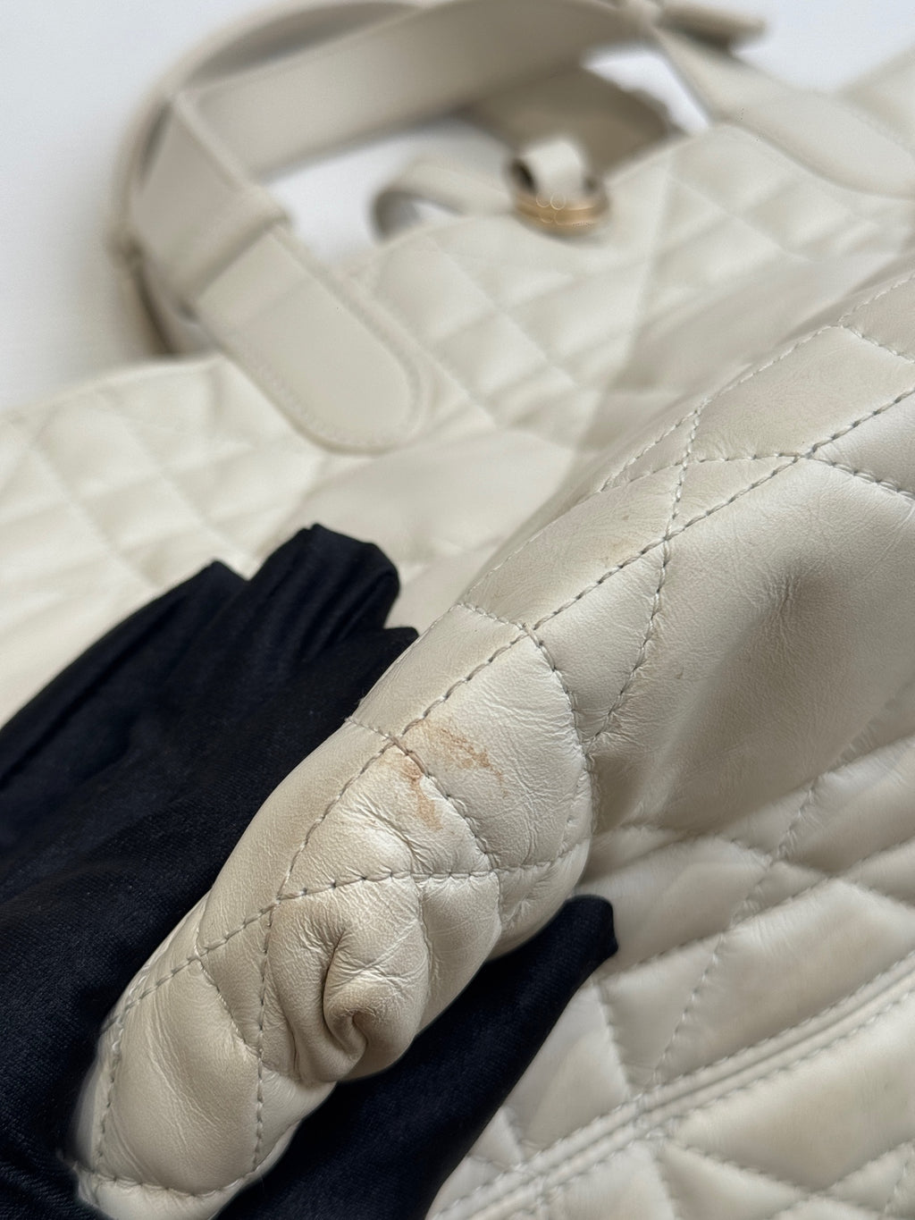 Dior White Tote
