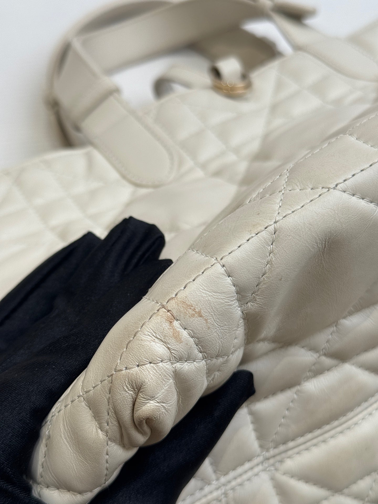 Dior White Tote