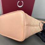 Gucci Canvas Pink Bucket & Drawstring Bag