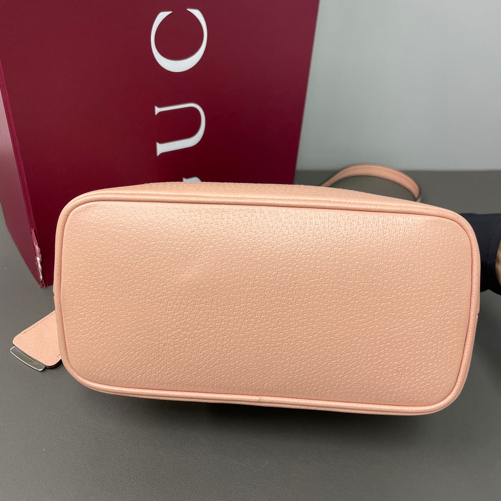 Gucci Canvas Pink Bucket & Drawstring Bag