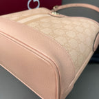 Gucci Canvas Pink Bucket & Drawstring Bag
