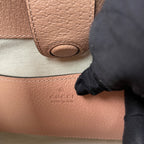 Gucci Canvas Pink Bucket & Drawstring Bag