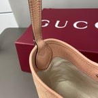 Gucci Canvas Pink Bucket & Drawstring Bag