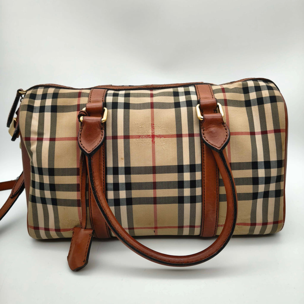 Burberry Canvas Satchel