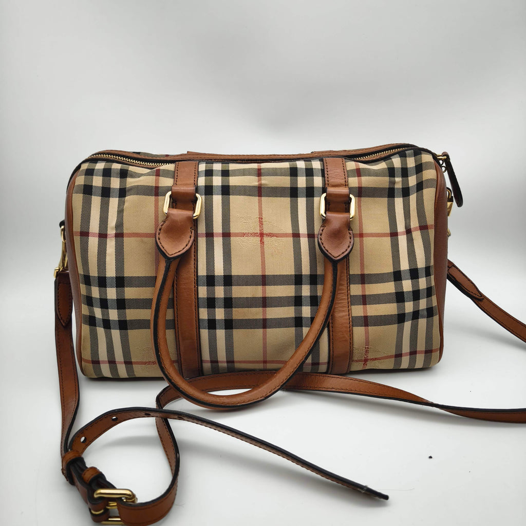 Burberry Canvas Satchel