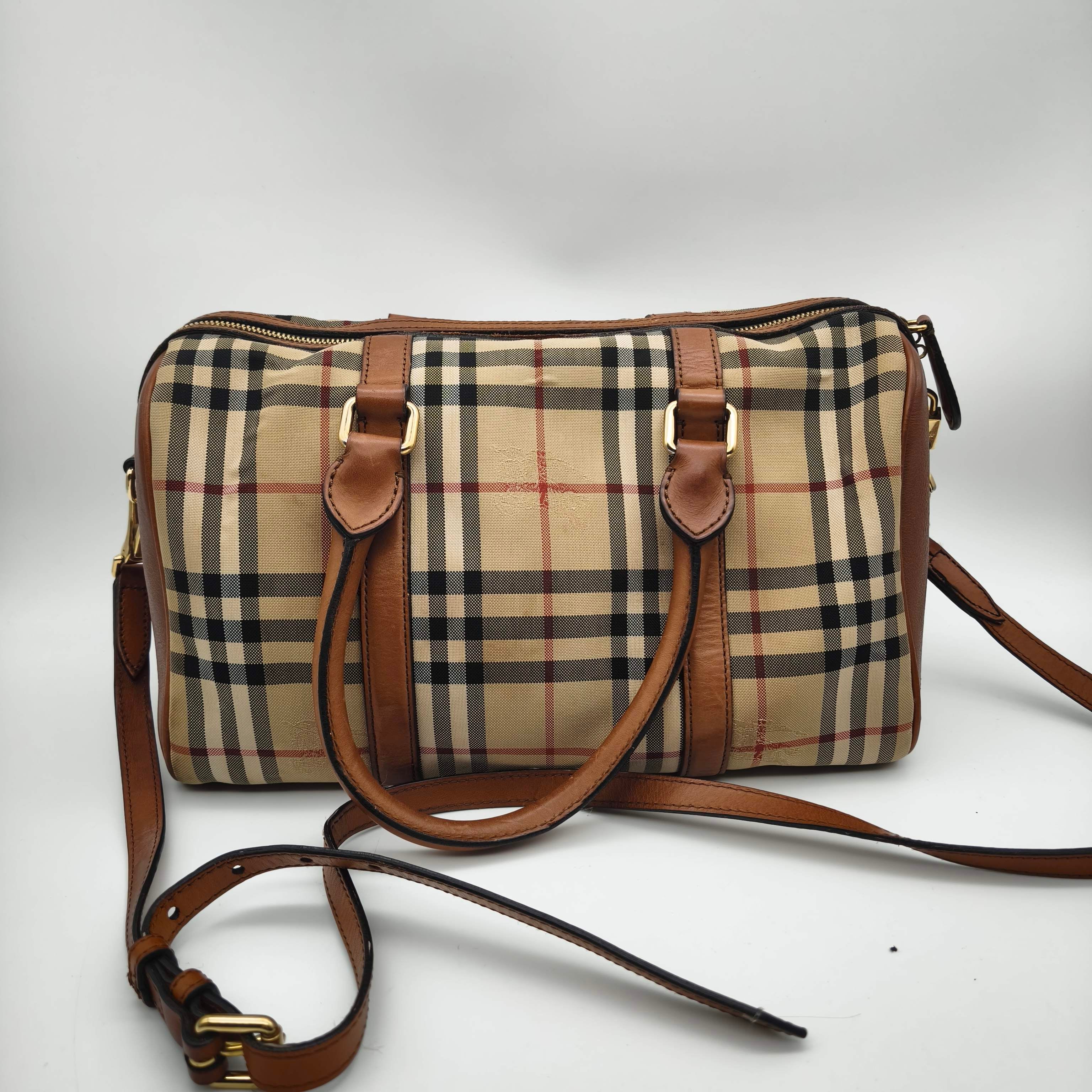 Burberry Canvas Satchel
