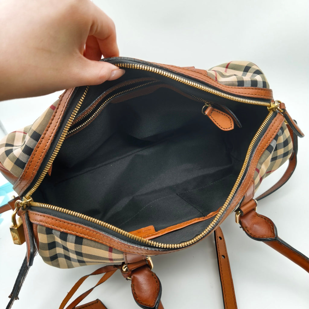 Burberry Canvas Satchel