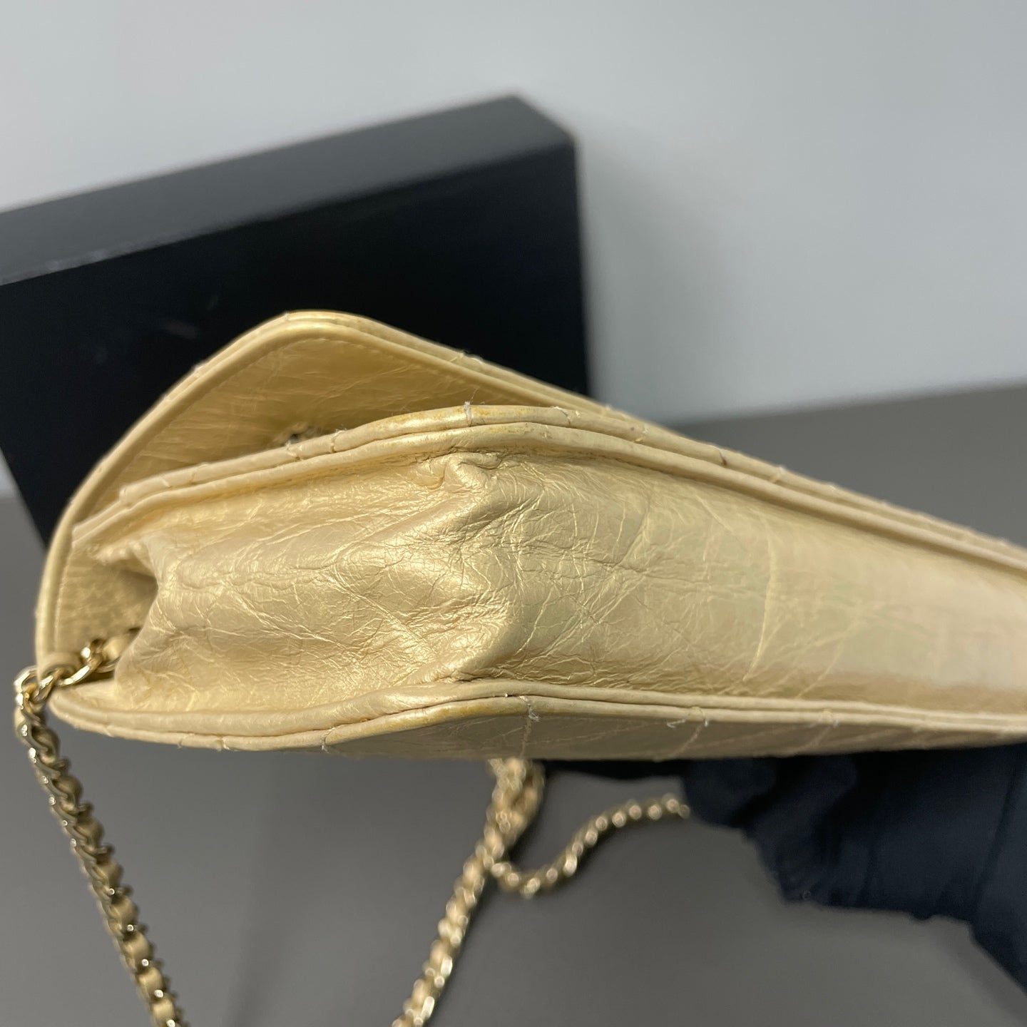 Chanel Gold Crossbody