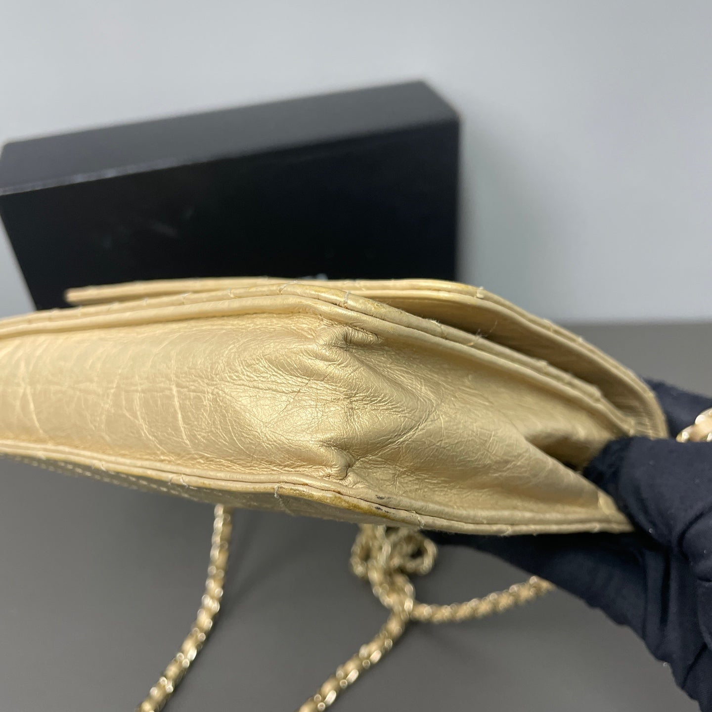 Chanel Gold Crossbody