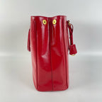 Prada Red Satchel