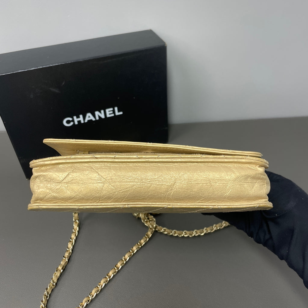 Chanel Gold Crossbody