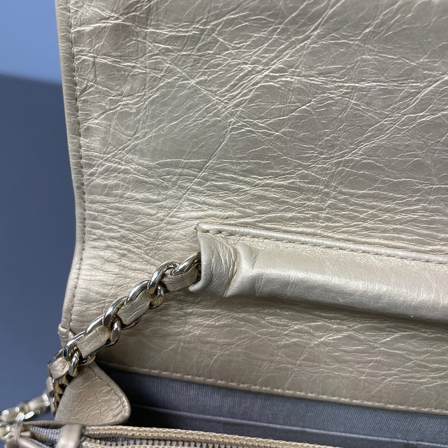 Chanel Gold Crossbody