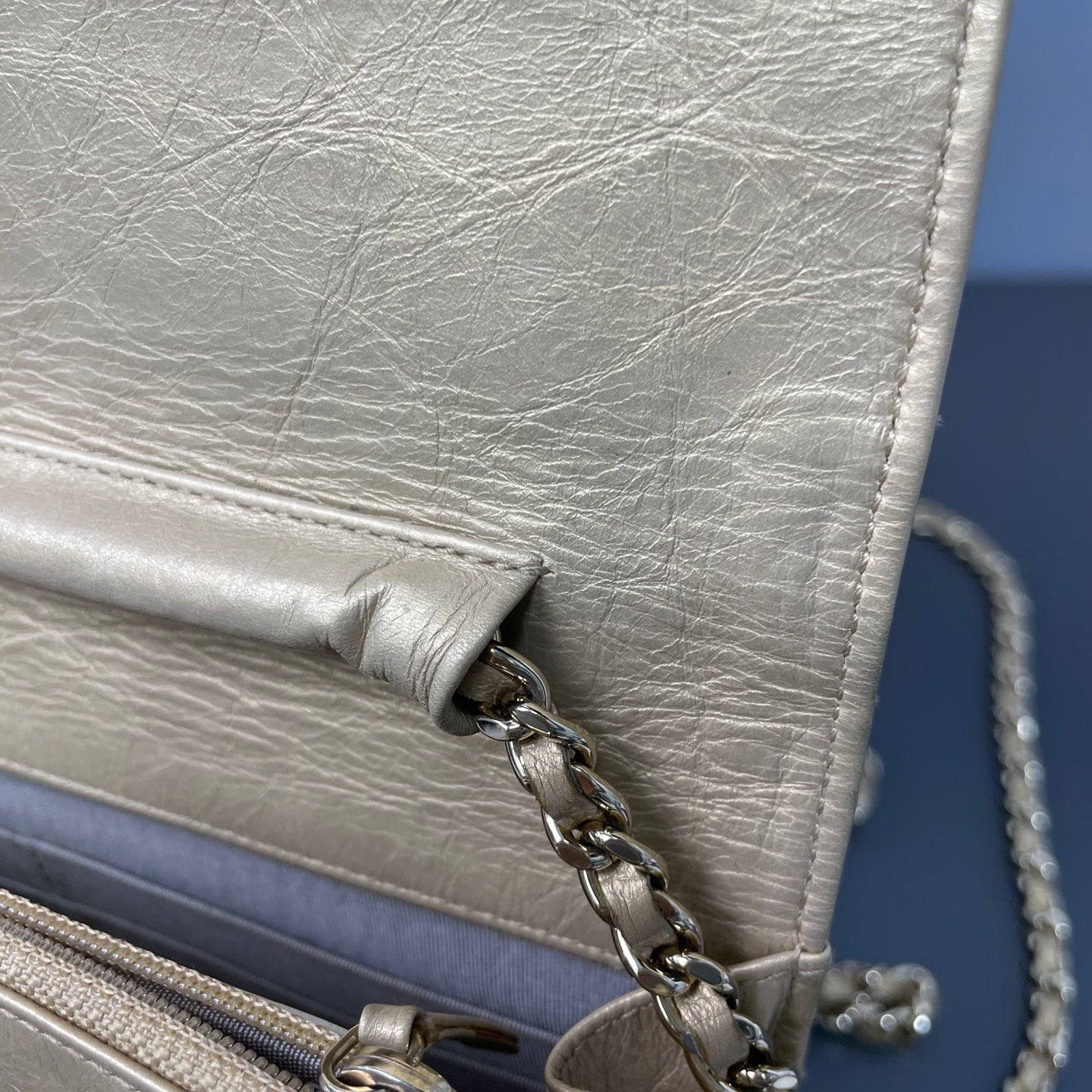 Chanel Gold Crossbody