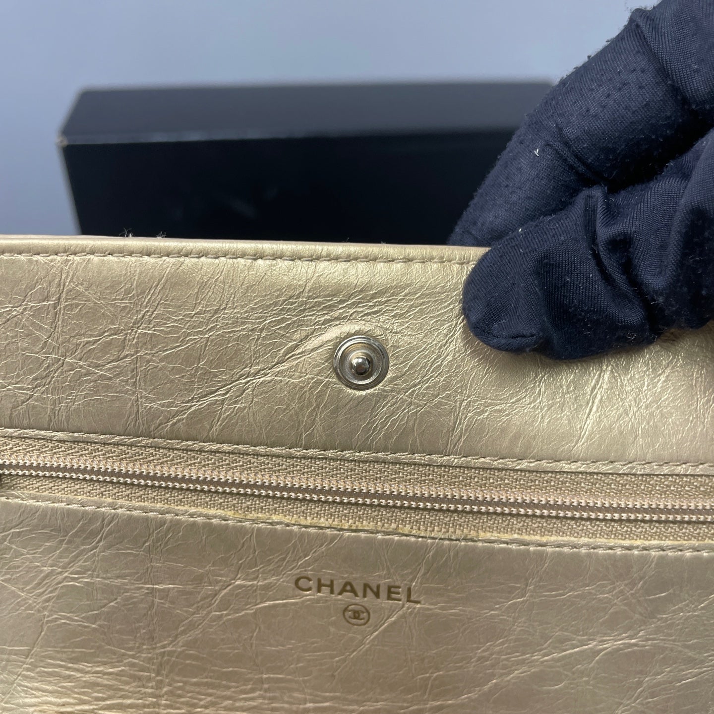 Chanel Gold Crossbody