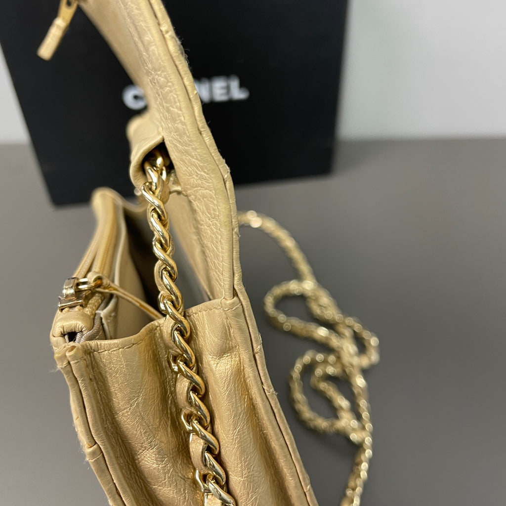 Chanel Gold Crossbody