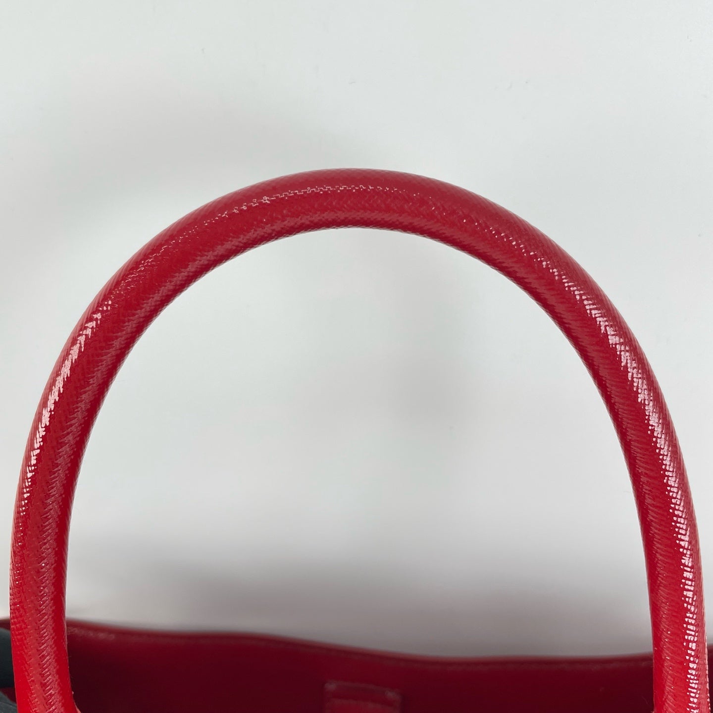 Prada Red Satchel