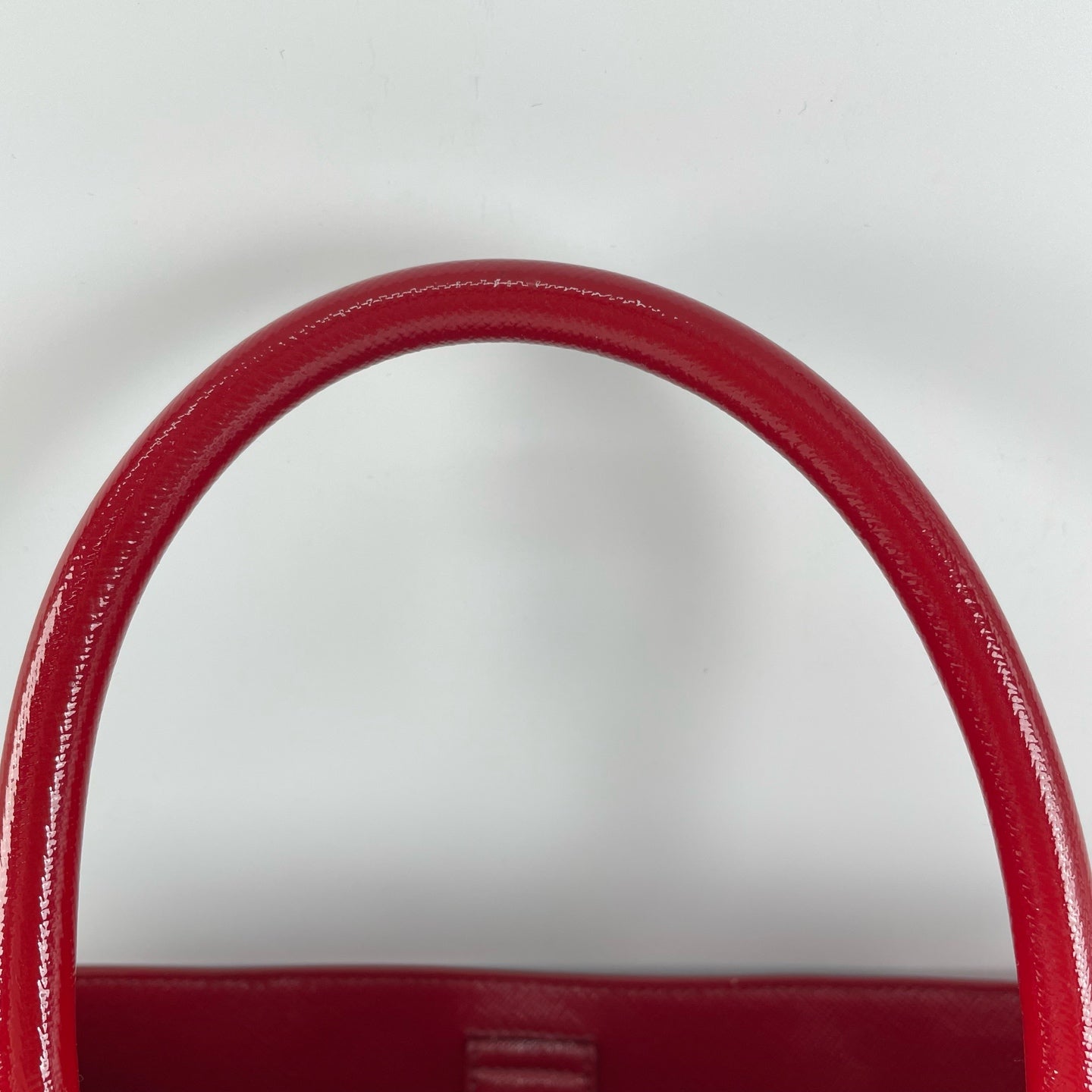 Prada Red Satchel