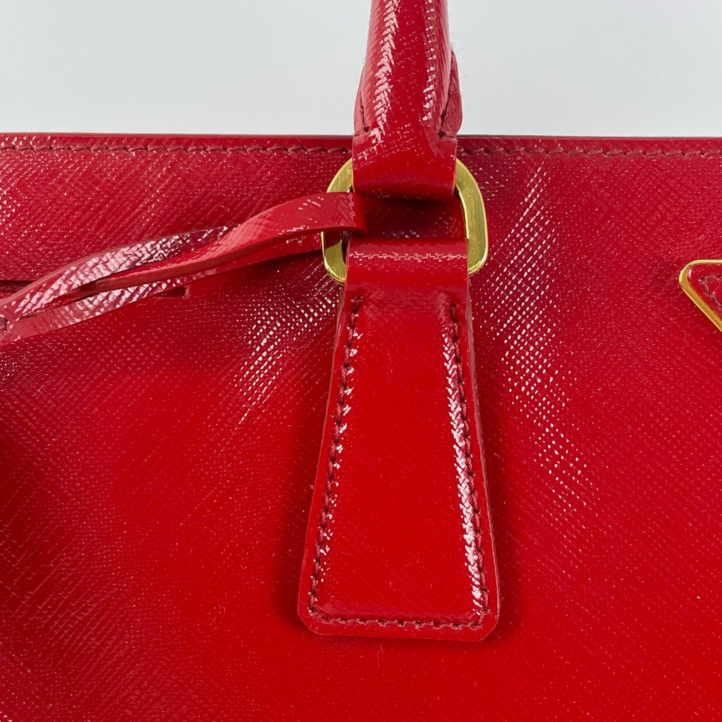 Prada Red Satchel