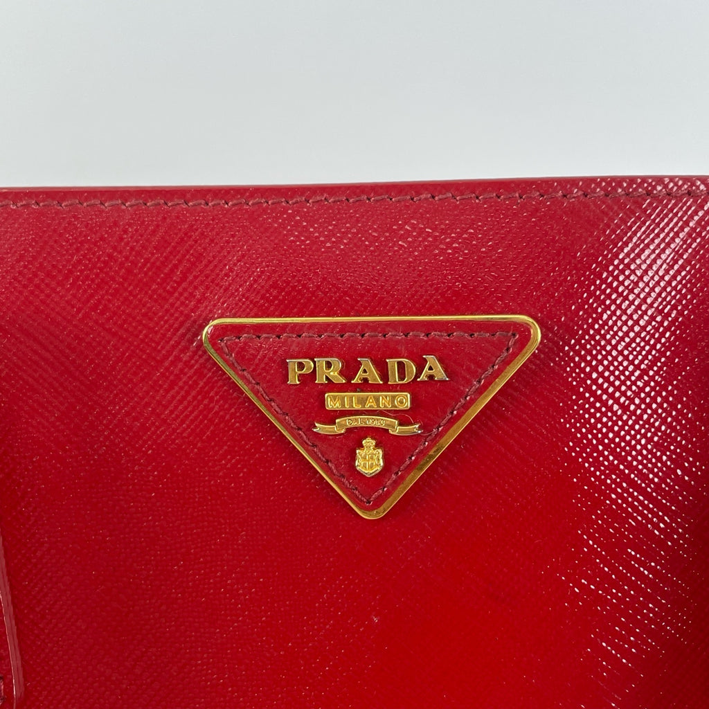 Prada Red Satchel