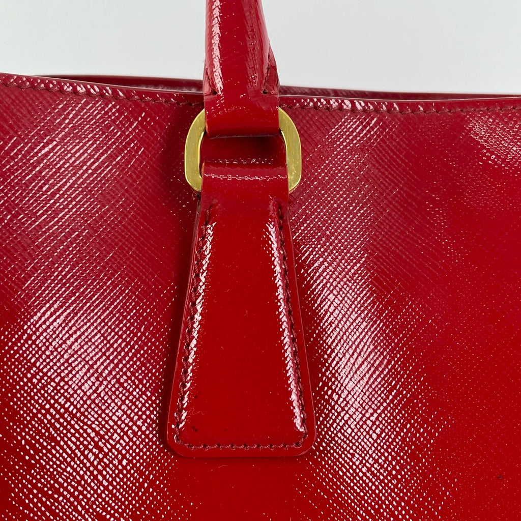 Prada Red Satchel