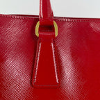 Prada Red Satchel