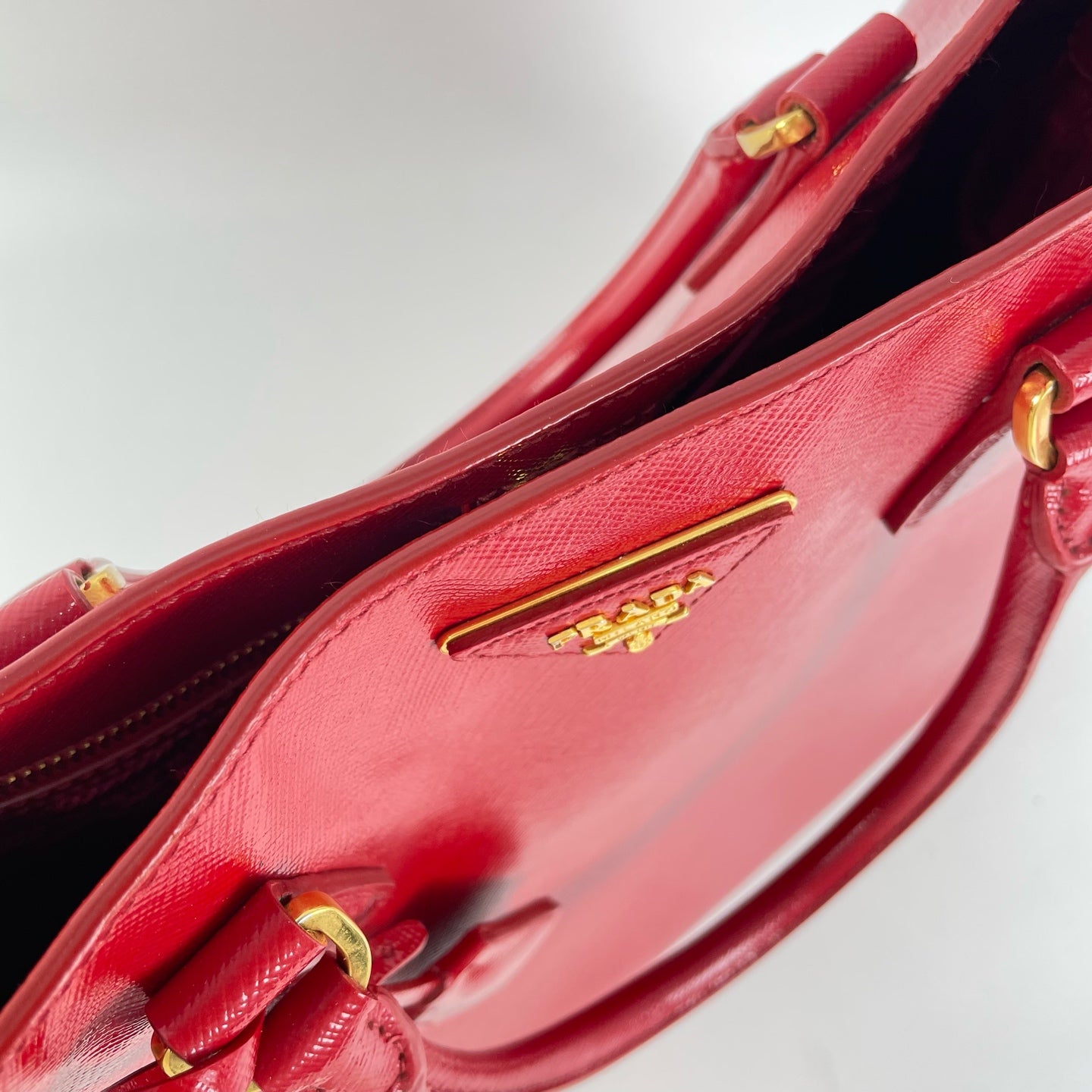 Prada Red Satchel