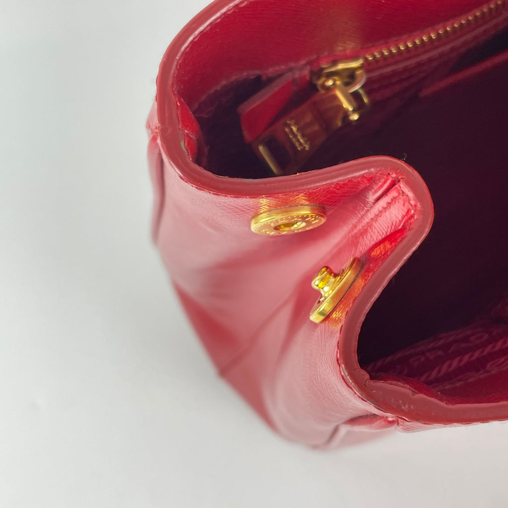 Prada Red Satchel