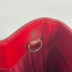 Prada Red Satchel
