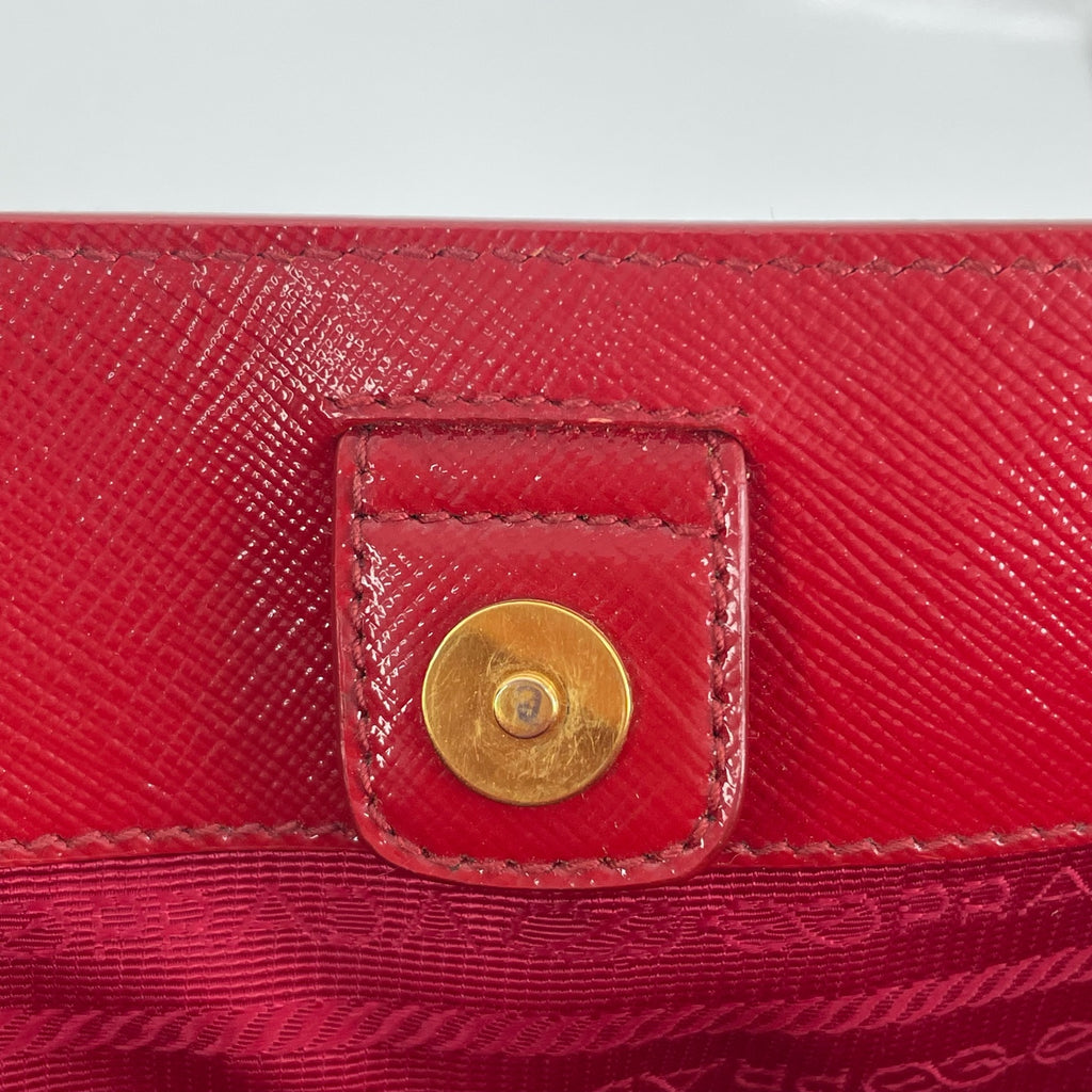 Prada Red Satchel