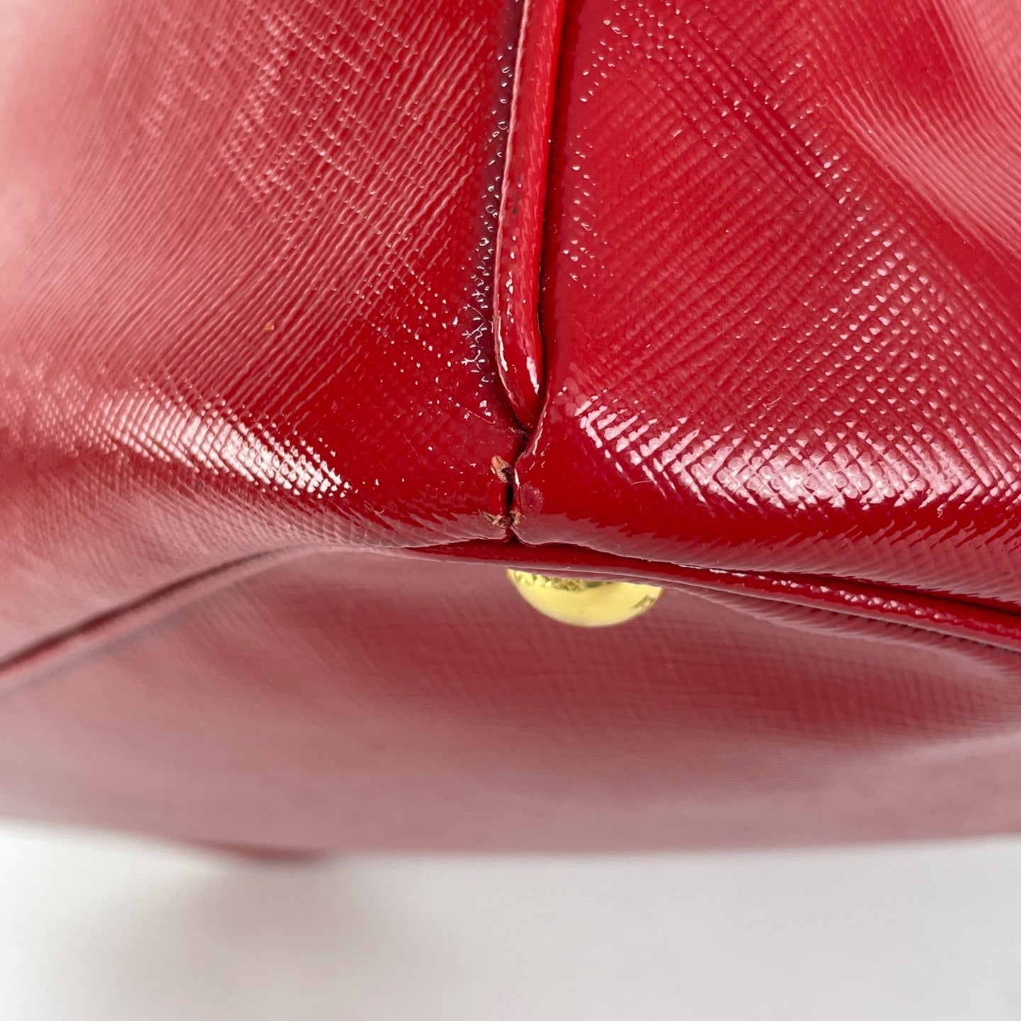 Prada Red Satchel