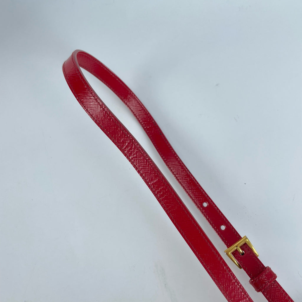 Prada Red Satchel