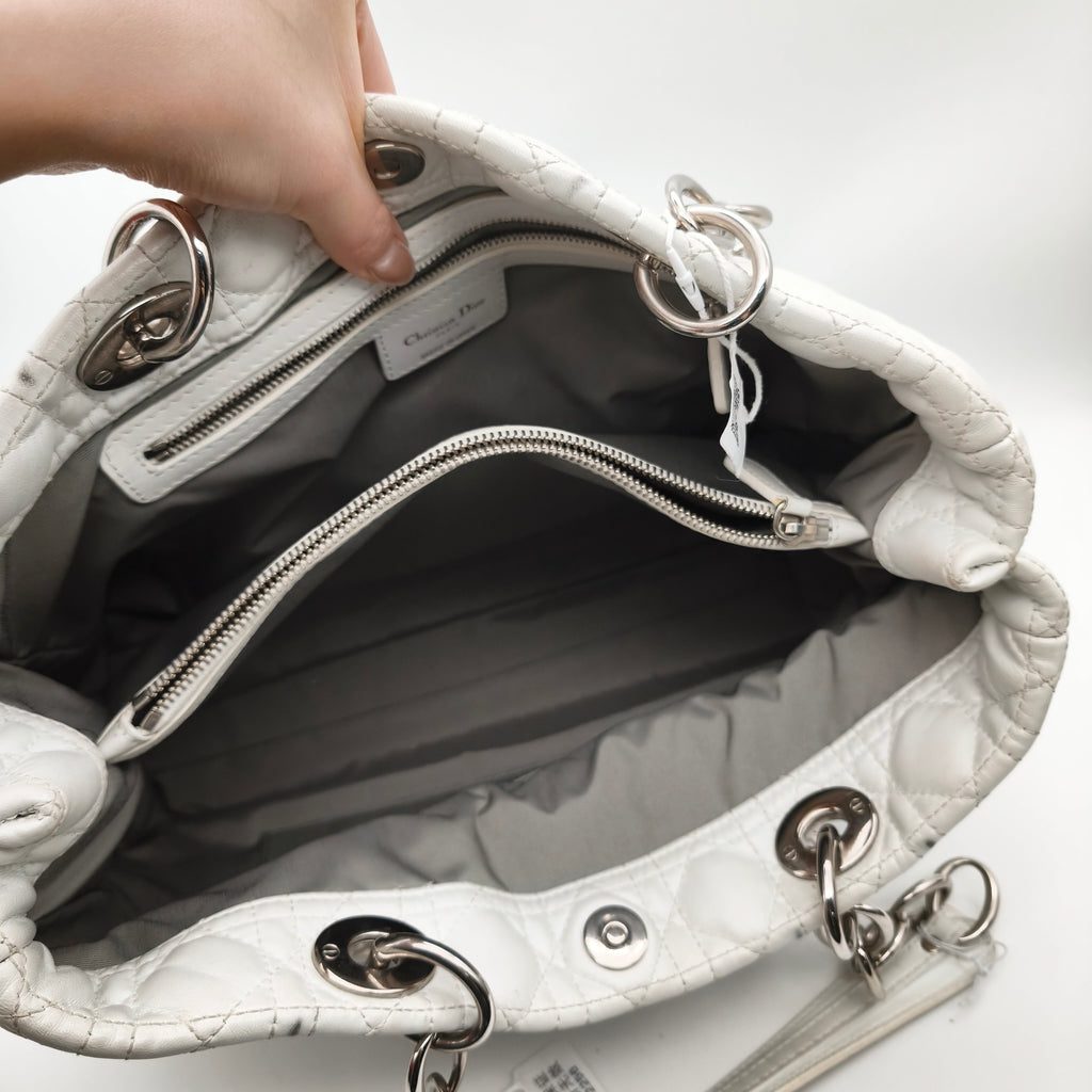 Dior White Satchel