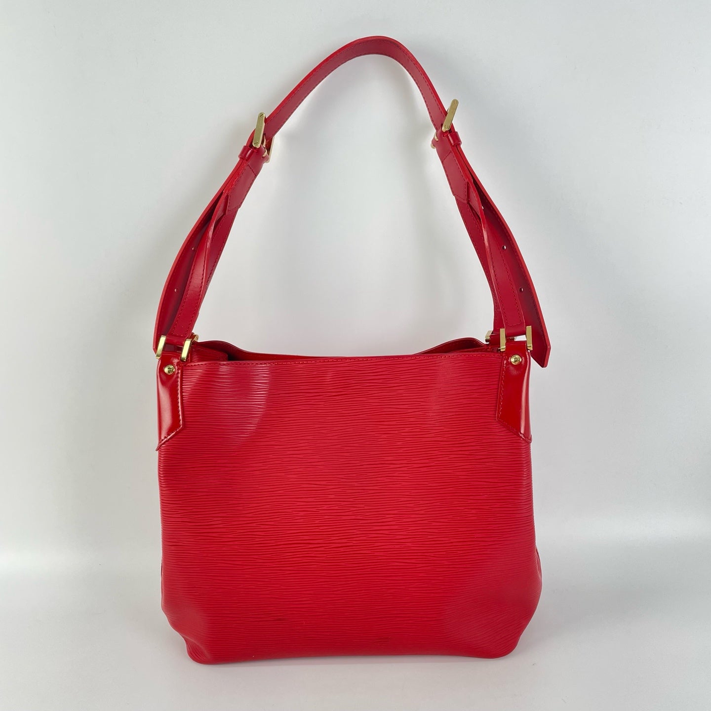 Louis Vuitton Red Bucket & Drawstring Bag