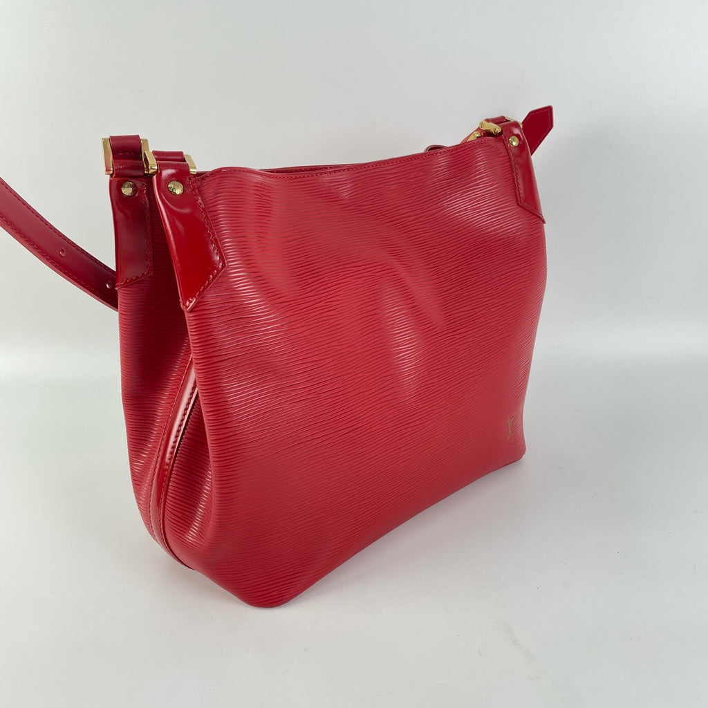 Louis Vuitton Red Bucket & Drawstring Bag