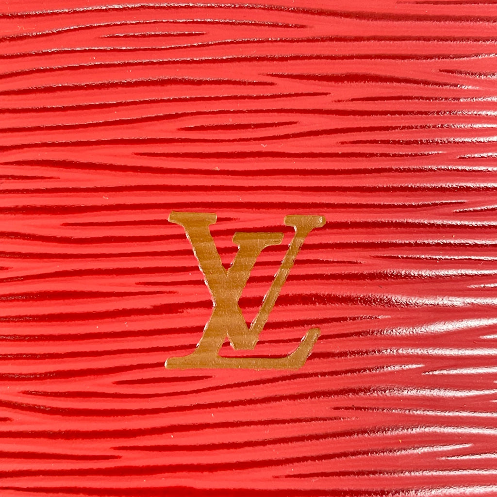 Louis Vuitton Red Bucket & Drawstring Bag