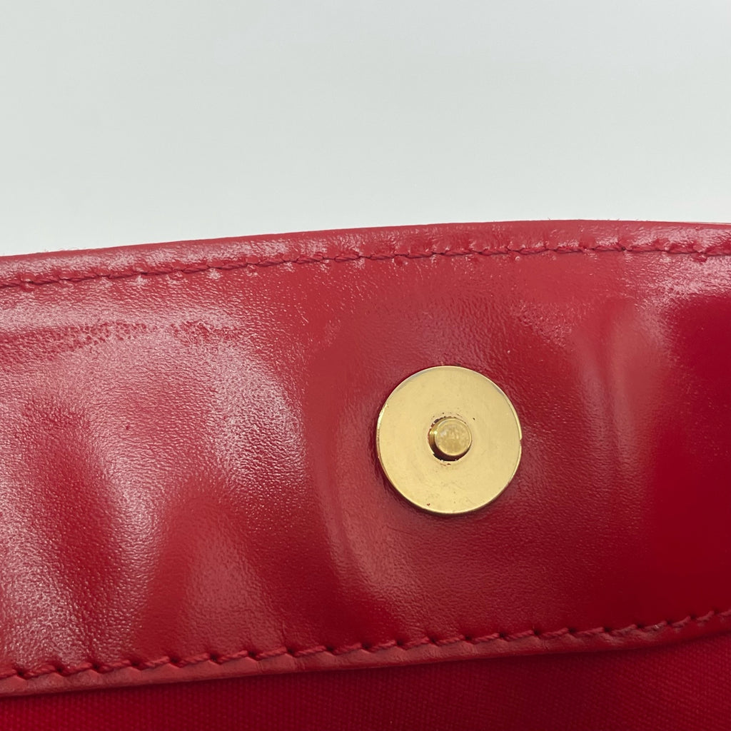 Louis Vuitton Red Bucket & Drawstring Bag