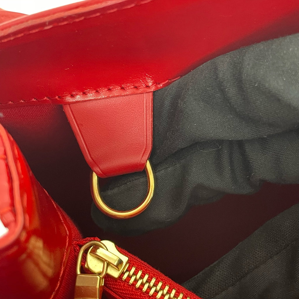 Louis Vuitton Red Bucket & Drawstring Bag