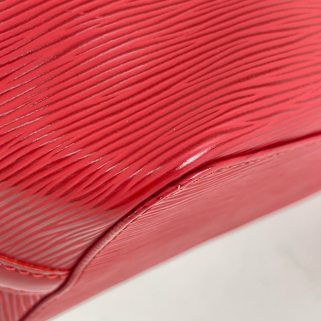 Louis Vuitton Red Bucket & Drawstring Bag