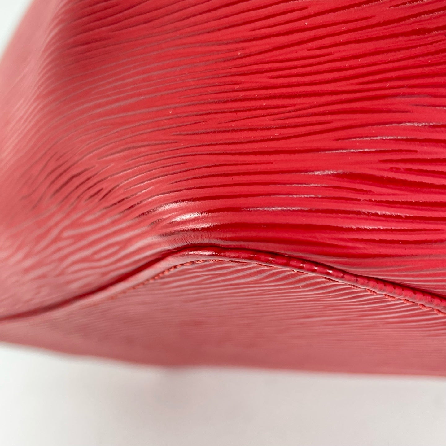 Louis Vuitton Red Bucket & Drawstring Bag