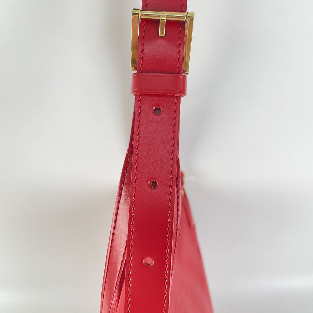 Louis Vuitton Red Bucket & Drawstring Bag