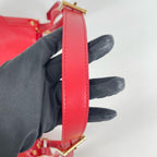 Louis Vuitton Red Bucket & Drawstring Bag