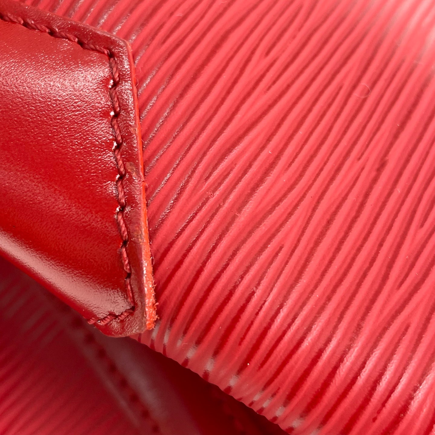 Louis Vuitton Red Bucket & Drawstring Bag