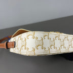 Celine Metal White Shoulder Bag
