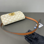Celine Metal White Shoulder Bag